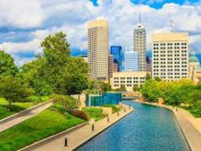 The Canal Walk in Indianapolis, Indiana